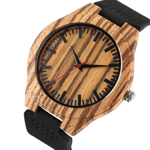 wristwatches clock stripe wooden men's watches quartz male casual sport watch man black soft leather strap gifts 2021, Slivery;brown
wristwatches clock stripe wooden men's watches quartz male casual sport watch man black soft leather strap gifts 2021, Slivery;brown