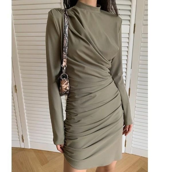 bodycon pencil party dress women solid retro draped irregular mini spring 2021 vestido tight club outfit casual dresses, Black;gray
bodycon pencil party dress women solid retro draped irregular mini spring 2021 vestido tight club outfit casual dresses, Black;gray
