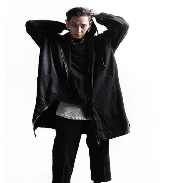 men's trench coats windbreaker hooded coat spring and autumn yamamoto style personality runway fashion leisure loose large size, Tan;black
men's trench coats windbreaker hooded coat spring and autumn yamamoto style personality runway fashion leisure loose large size, Tan;black