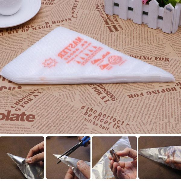 disposable piping bag 100pcs/pack small big size icing cake pastry cupcake decor bags drop tools
disposable piping bag 100pcs/pack small big size icing cake pastry cupcake decor bags drop tools