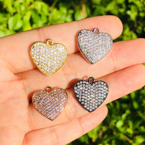 charms 5pcs heart necklace charm cubic zirconia pave gold silver plated pendant for women jewelry keychain bracelet bangle accessory, Bronze;silver
charms 5pcs heart necklace charm cubic zirconia pave gold silver plated pendant for women jewelry keychain bracelet bangle accessory, Bronze;silver