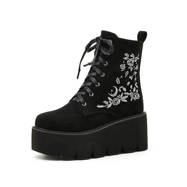 boots shoes on platform demonia chunky punk suede leather womens gothic lace up black fashion flower ymb806
boots shoes on platform demonia chunky punk suede leather womens gothic lace up black fashion flower ymb806