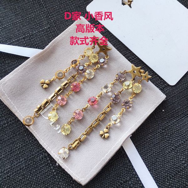 tina clover d home color diamond tassel earrings 925 sier needle female jewelry high version, Golden
tina clover d home color diamond tassel earrings 925 sier needle female jewelry high version, Golden