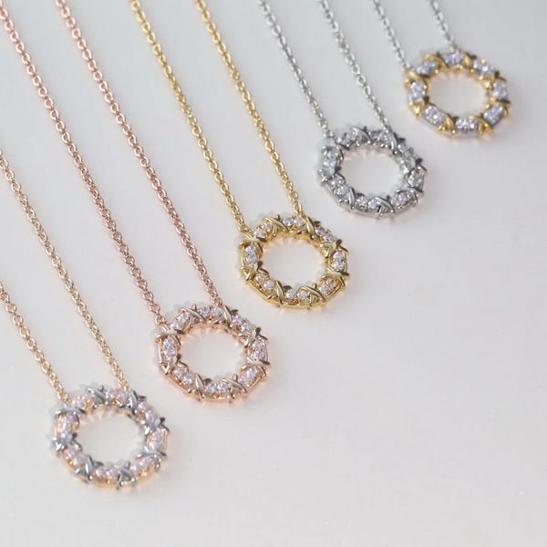europe america fashion style lady women brass 18k plated gold necklace with engraved letter sixteen stone circle pendant 5 color, Silver
europe america fashion style lady women brass 18k plated gold necklace with engraved letter sixteen stone circle pendant 5 color, Silver