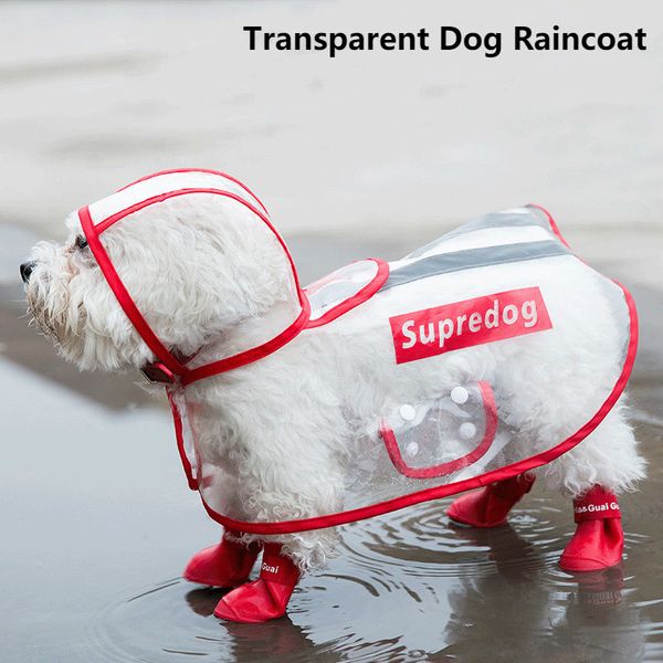 transparent dog raincoat reflective strip jacket hoodies waterproof clothing pet summer clothes for small dog chihuahua teddy
transparent dog raincoat reflective strip jacket hoodies waterproof clothing pet summer clothes for small dog chihuahua teddy