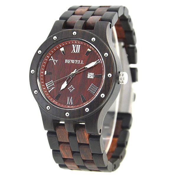 wristwatches mens gift ideas bewell luxury japan quartz movement 46mm very light weight natural wooden wrist watches for men, Slivery;brown
wristwatches mens gift ideas bewell luxury japan quartz movement 46mm very light weight natural wooden wrist watches for men, Slivery;brown