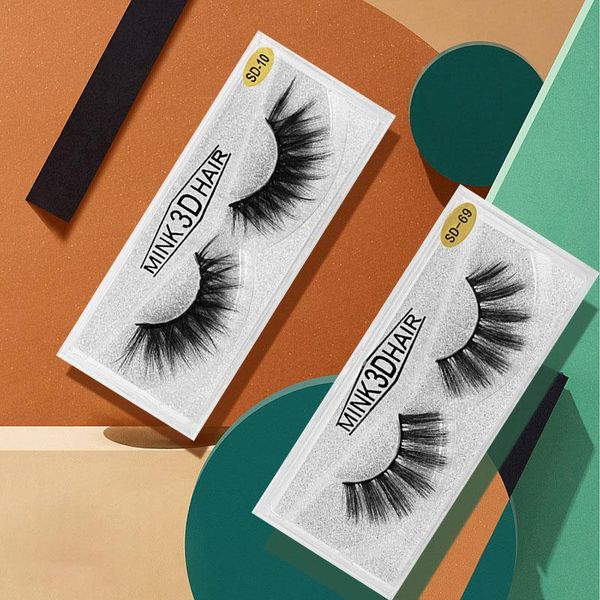 false eyelashes 20 styles imitation mink hair material 3d craftsmanship european style thick single pair of
false eyelashes 20 styles imitation mink hair material 3d craftsmanship european style thick single pair of