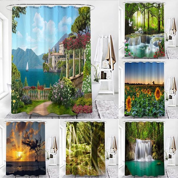 shower curtains lake landscape curtain with hooks fabric waterproof sunflower bath screen polyester bathroom supplies home decor
shower curtains lake landscape curtain with hooks fabric waterproof sunflower bath screen polyester bathroom supplies home decor