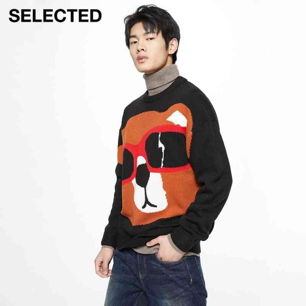 selected women's drop-shoulder wool-blended loose animal printed sweater s|420424051, Black
selected women's drop-shoulder wool-blended loose animal printed sweater s|420424051, Black
