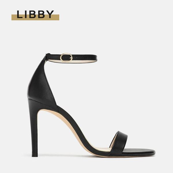 summer women genuine leather sandals high heel ankle wrap shoes back buckle strap party wedding bridesmaid pumps, Black
summer women genuine leather sandals high heel ankle wrap shoes back buckle strap party wedding bridesmaid pumps, Black
