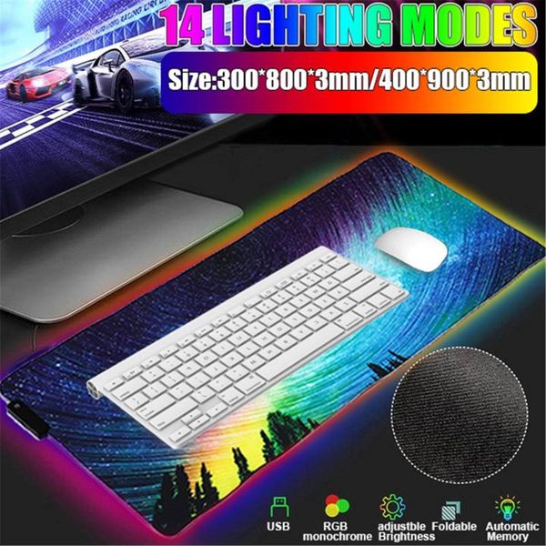 mouse pads & wrist rests rgb pad large colorful led lighting keyboard mat anti-slip mouse-pad computer lapdesk game for office home
mouse pads & wrist rests rgb pad large colorful led lighting keyboard mat anti-slip mouse-pad computer lapdesk game for office home