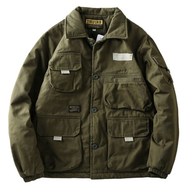 retro military style loose thickened jacket european and american export orders wholesale, Black;brown
retro military style loose thickened jacket european and american export orders wholesale, Black;brown