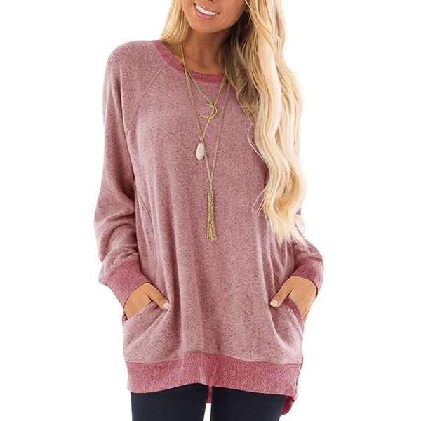 women's hoodies & sweatshirts oversized women long sleeve o-neck pocket loose sportswear ladies pullover leisure autumn sj6844c, Black
women's hoodies & sweatshirts oversized women long sleeve o-neck pocket loose sportswear ladies pullover leisure autumn sj6844c, Black
