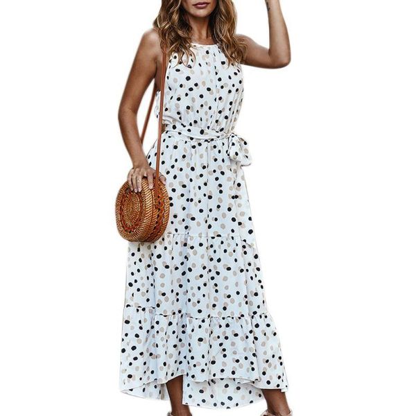 casual dresses summer women polka dot print vacation style big swing high waist v-neck holiday bohemia long, Black;gray
casual dresses summer women polka dot print vacation style big swing high waist v-neck holiday bohemia long, Black;gray