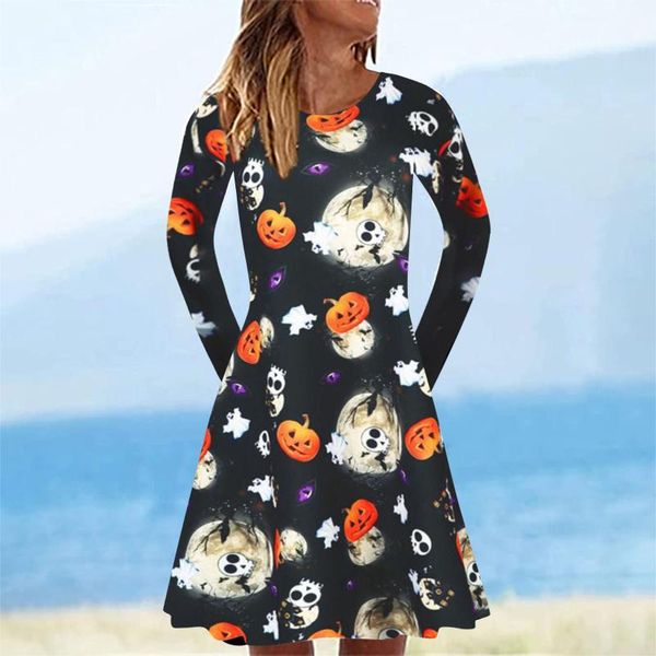 casual dresses printed long sleeve dress women halloween o neck elegant autumn harajuku sweet korean sukienki damskie #g2, Black;gray
casual dresses printed long sleeve dress women halloween o neck elegant autumn harajuku sweet korean sukienki damskie #g2, Black;gray