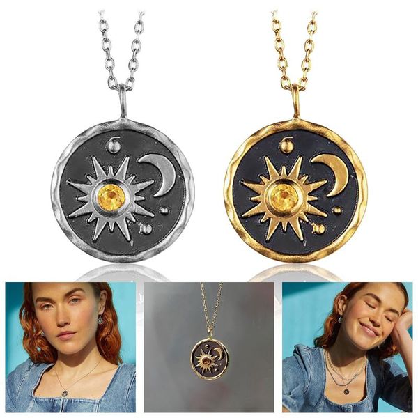 pendant necklaces s creative ladies accessories a vintage silver sun and moon necklace makes your personality stand out
pendant necklaces s creative ladies accessories a vintage silver sun and moon necklace makes your personality stand out