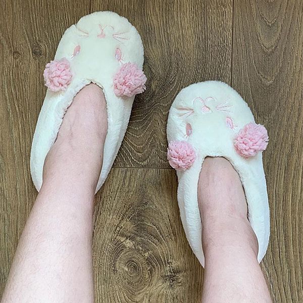 slippers indoor warm fluffy plush cartoons women socks slipper female animal cozy soft home shoes for girls 22cm-25cm, Black
slippers indoor warm fluffy plush cartoons women socks slipper female animal cozy soft home shoes for girls 22cm-25cm, Black