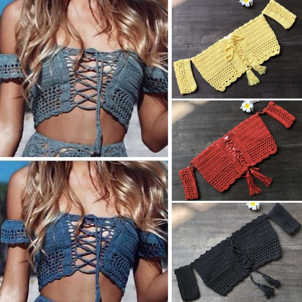 hand hook hippie bikini breast wrapped beach swimsuit yoga underwear, Red;black
hand hook hippie bikini breast wrapped beach swimsuit yoga underwear, Red;black