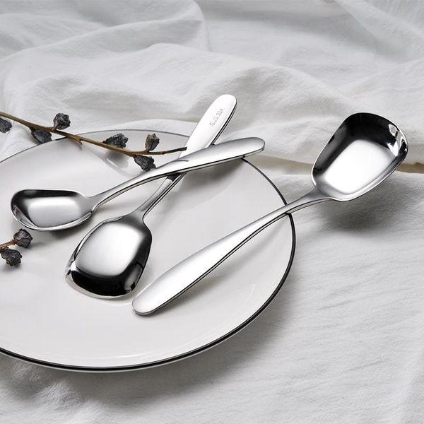 spoons dinner soup dessert 18/8 stainless steel tea creative handle flat special square design 1pcs spoon
spoons dinner soup dessert 18/8 stainless steel tea creative handle flat special square design 1pcs spoon