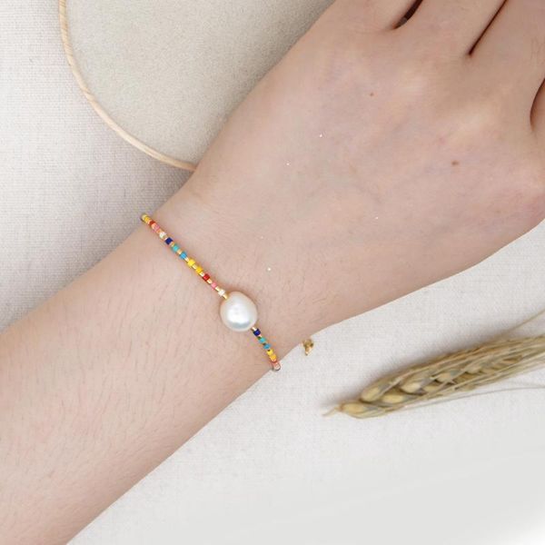 charm bracelets fashionable and simple kpop rice beads hand-woven imitation pearl bracelet can adjust the trend temperament, Golden;silver
charm bracelets fashionable and simple kpop rice beads hand-woven imitation pearl bracelet can adjust the trend temperament, Golden;silver