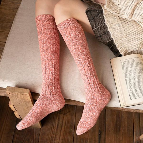sports socks women's calf high stockings thick knitting long elastic rib design below knee warm legs tights for winter fall b2cshop, Black
sports socks women's calf high stockings thick knitting long elastic rib design below knee warm legs tights for winter fall b2cshop, Black