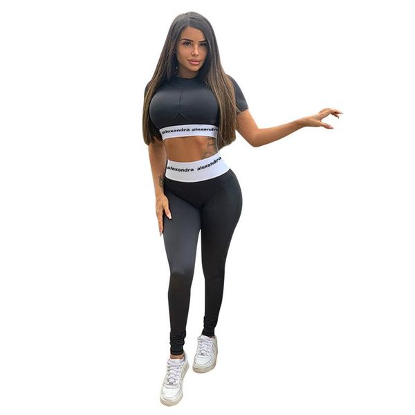 women's summer cool sport suit printed open navel splicing wrapped chest short sleeve tight waist leggings fitness yoga set gym clothin, White;black
women's summer cool sport suit printed open navel splicing wrapped chest short sleeve tight waist leggings fitness yoga set gym clothin, White;black