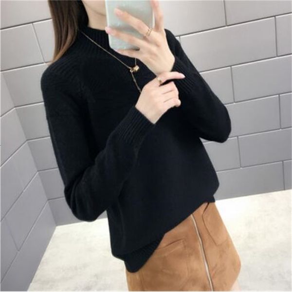 women's sweaters fdfklak half turtleneck warm sweater women autumn winter pullover female knitted bottoming women's sweaters pull, White;black
women's sweaters fdfklak half turtleneck warm sweater women autumn winter pullover female knitted bottoming women's sweaters pull, White;black