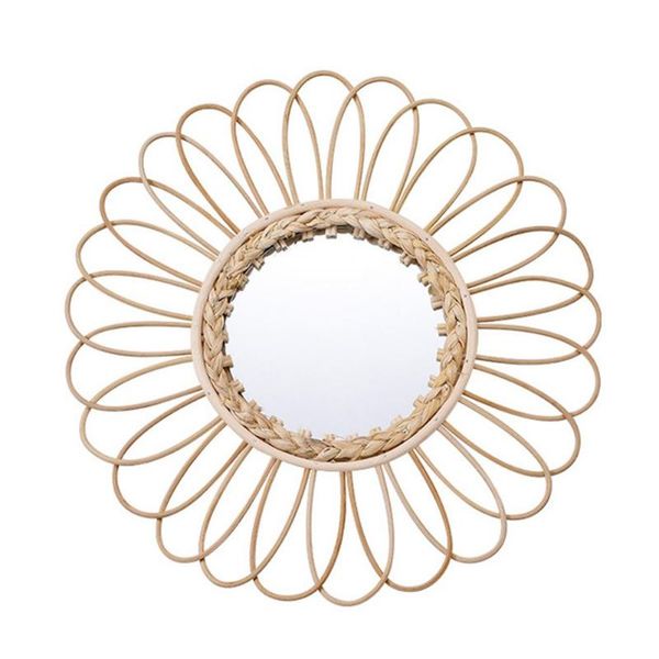 mirrors nordic style round handmade rattan mirror wall hanging decor makeup home creativity interior decoration
mirrors nordic style round handmade rattan mirror wall hanging decor makeup home creativity interior decoration