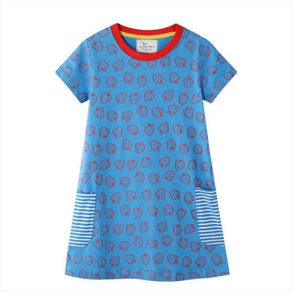 summer girls with strawberry printed girl dresses fashion cotton pockets baby clothes tunic kids, Red;yellow
summer girls with strawberry printed girl dresses fashion cotton pockets baby clothes tunic kids, Red;yellow