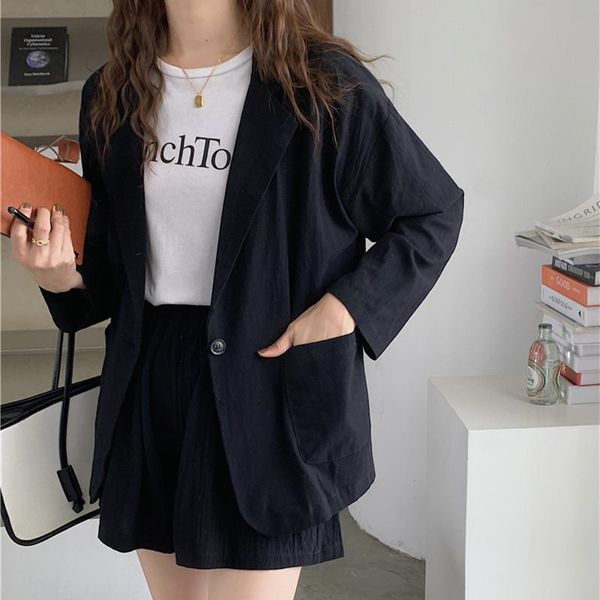 women's tracksuits alien kitty 2021 autumn ladies two-piece sets single-breasted korean loose fashion blazer elastic waist casual short, Gray
women's tracksuits alien kitty 2021 autumn ladies two-piece sets single-breasted korean loose fashion blazer elastic waist casual short, Gray