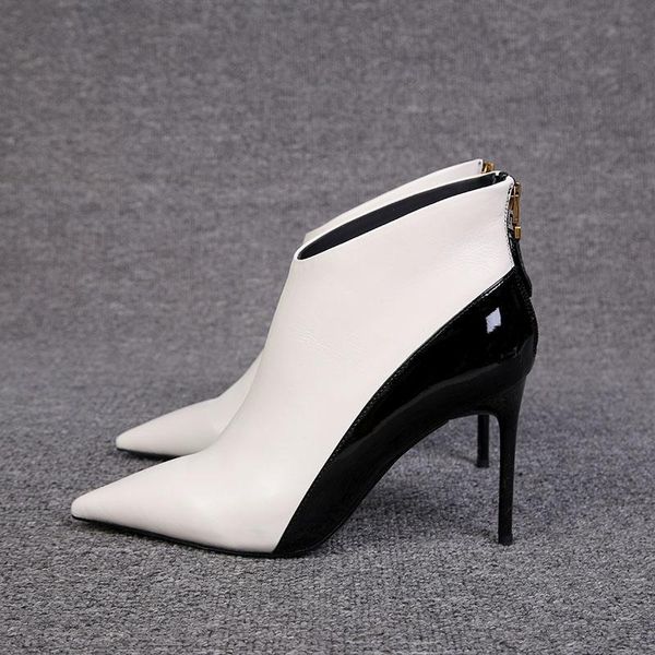 boots spring autumn pointed toe stiletto heels ankle women fashion back zipper ladies outdoor high-heel, Black
boots spring autumn pointed toe stiletto heels ankle women fashion back zipper ladies outdoor high-heel, Black