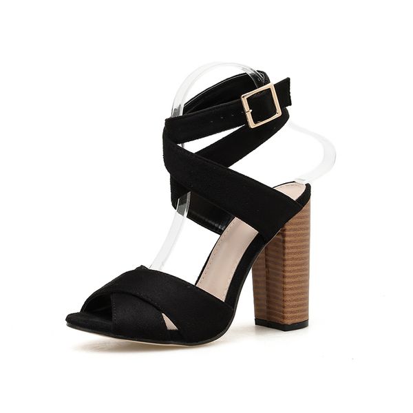 2021 summer high heel sandals open toe cross-strap gladiator sandals women buckle strap ladies shoes dress party pumps, Black
2021 summer high heel sandals open toe cross-strap gladiator sandals women buckle strap ladies shoes dress party pumps, Black