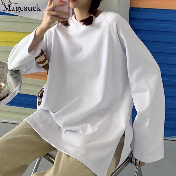 women's hoodies & sweatshirts autumn white crewneck sweatshirt women pullover casual oversized cotton split plus size loose 12001, Black
women's hoodies & sweatshirts autumn white crewneck sweatshirt women pullover casual oversized cotton split plus size loose 12001, Black