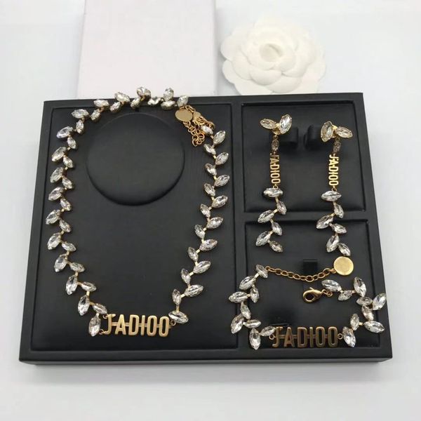 2021 luxury designer jewelry new wheat ear necklace bracelet earrings letter series women's net red versatile, Silver
2021 luxury designer jewelry new wheat ear necklace bracelet earrings letter series women's net red versatile, Silver