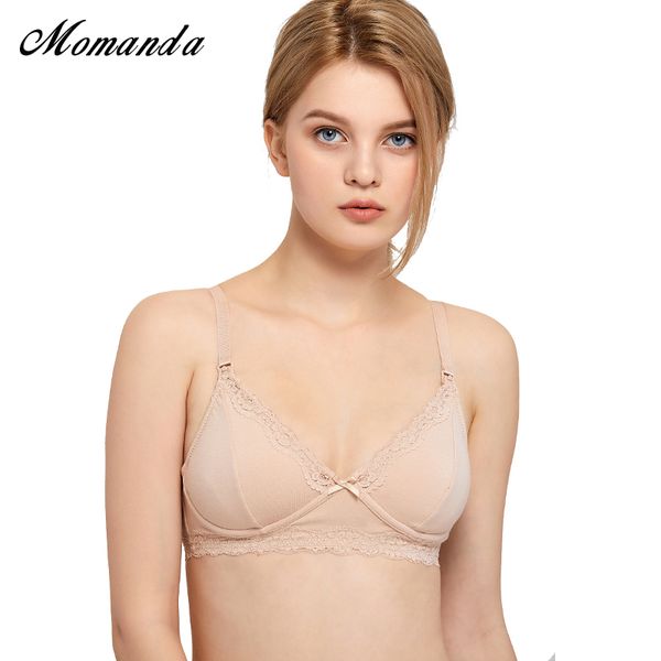 momanda women's lace wire cotton non padded maternity nursing bra 210318, White
momanda women's lace wire cotton non padded maternity nursing bra 210318, White