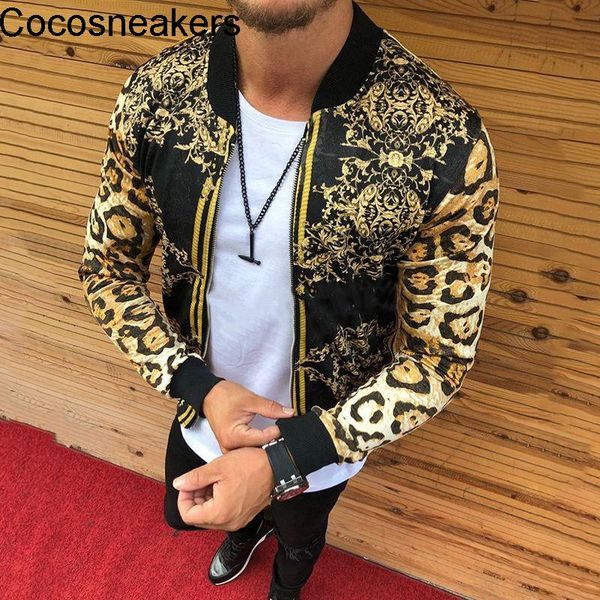 men's jackets 2021 men' s slim leopard print round neck casual jacket coat, Black;brown
men's jackets 2021 men' s slim leopard print round neck casual jacket coat, Black;brown