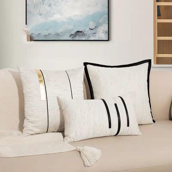cushion/decorative pillow ivory chenille cushion cover black stripe for home decoration sofa bed couch living room room 45x45cm/30x50cm
cushion/decorative pillow ivory chenille cushion cover black stripe for home decoration sofa bed couch living room room 45x45cm/30x50cm
