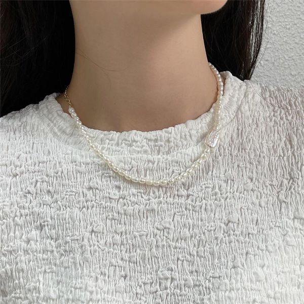 chains trendy irregular pearls bead pendant necklace for women girl elegant geometric short chain choker necklaces party jewelry, Silver
chains trendy irregular pearls bead pendant necklace for women girl elegant geometric short chain choker necklaces party jewelry, Silver
