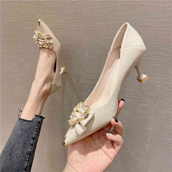 dress shoes pointed high ed women's 2022 spring and summer cat thin heel soft leather profsional work shoes 5a-7, Black
dress shoes pointed high ed women's 2022 spring and summer cat thin heel soft leather profsional work shoes 5a-7, Black