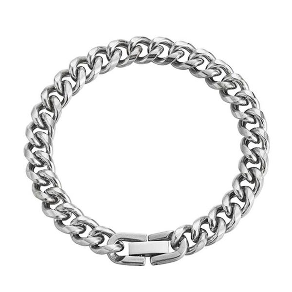 link, chain cuban link bracelet for mens stainless steel on hand bracelets hip hop rock charm gift man accessories, Black
link, chain cuban link bracelet for mens stainless steel on hand bracelets hip hop rock charm gift man accessories, Black