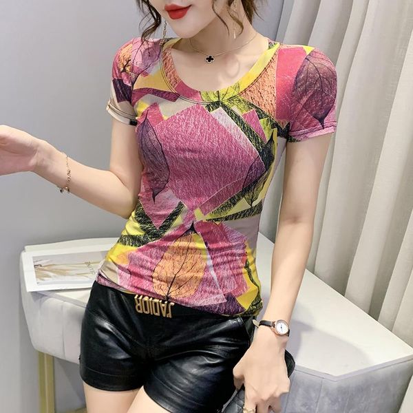 women's t-shirt fashion style print t shirt women short sleeve o neck summer slim tshirt 2021 woman tshirts, White
women's t-shirt fashion style print t shirt women short sleeve o neck summer slim tshirt 2021 woman tshirts, White