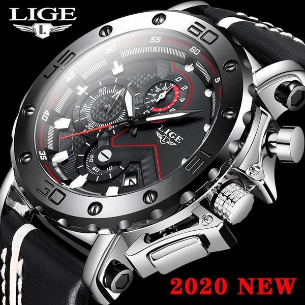 wristwatches lige watch men fashion quartz watches leather strap sport wristwatch chronograph clock male creative design dial+box, Slivery;brown
wristwatches lige watch men fashion quartz watches leather strap sport wristwatch chronograph clock male creative design dial+box, Slivery;brown