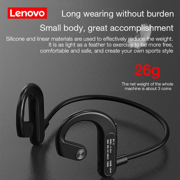 lenovo x3 bluetooth earphone bone conduction wireless headphones not in-ear ipx5 waterproof headset with mic for sports run
lenovo x3 bluetooth earphone bone conduction wireless headphones not in-ear ipx5 waterproof headset with mic for sports run