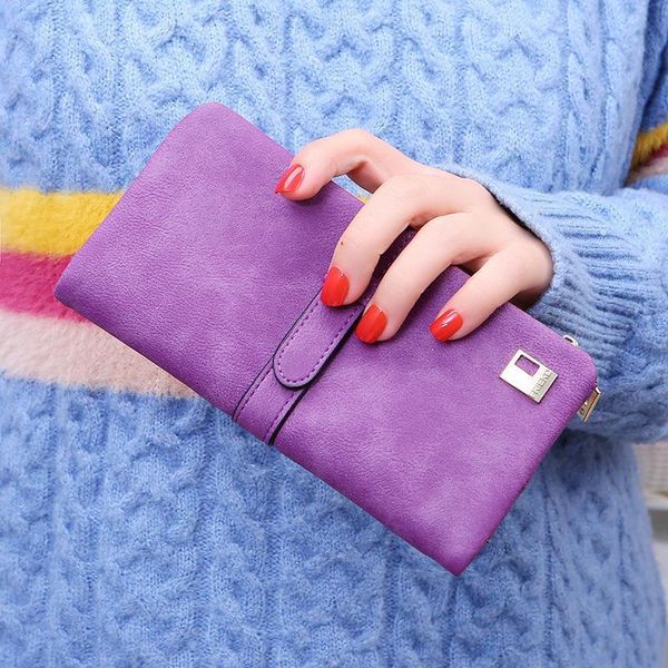 nubuck leather womens wallet solid color drawstring zipper long brand designer card holder clutch, Red;black
nubuck leather womens wallet solid color drawstring zipper long brand designer card holder clutch, Red;black