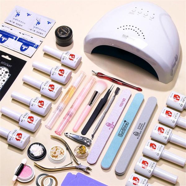 nail art kits set with lamp dryer potherapy machine manicure kit polygels gel polish soak-off tools
nail art kits set with lamp dryer potherapy machine manicure kit polygels gel polish soak-off tools