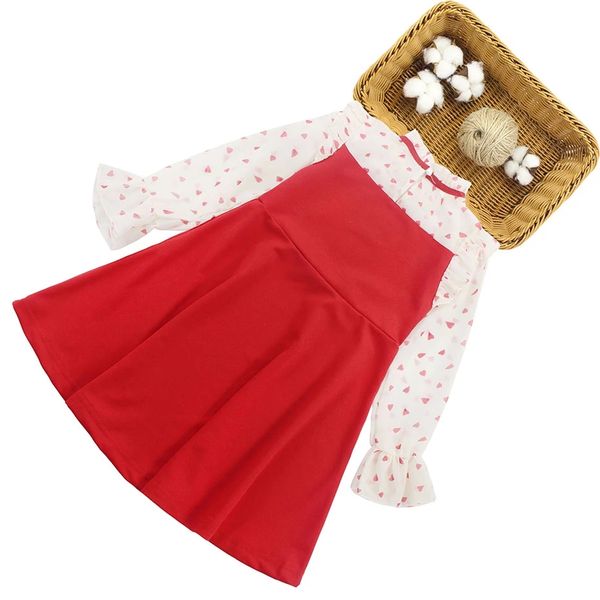 girl dress heart pattern dress for girl patchwork children party dress spring autumn childrens clothing 6 8 10 12 14, Red;yellow
girl dress heart pattern dress for girl patchwork children party dress spring autumn childrens clothing 6 8 10 12 14, Red;yellow