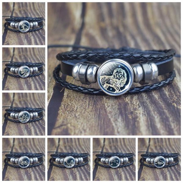 constellation punk men bracelet zodiac sign black braided leather bracelets leo virgo cancer glass cabochon jewelry gift tennis, Golden;silver
constellation punk men bracelet zodiac sign black braided leather bracelets leo virgo cancer glass cabochon jewelry gift tennis, Golden;silver