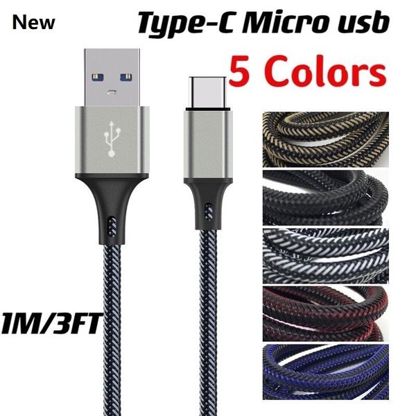 1m/3ft quick charging type c micro usb cable braided fish net cables for samsung s8 s10 htc lg android moblie phone
1m/3ft quick charging type c micro usb cable braided fish net cables for samsung s8 s10 htc lg android moblie phone