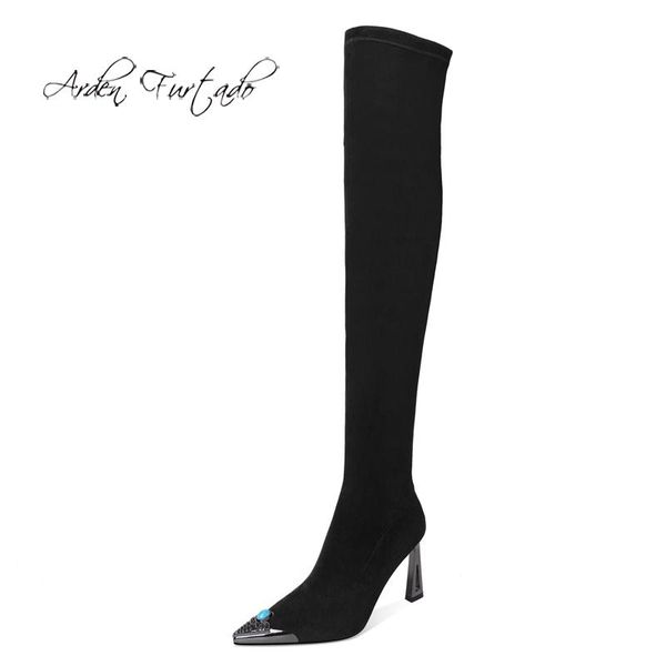 boots arden furtado fashion women's shoes winter pointed toe pure color brown stilettos heels zipper elegant ladies, Black
boots arden furtado fashion women's shoes winter pointed toe pure color brown stilettos heels zipper elegant ladies, Black