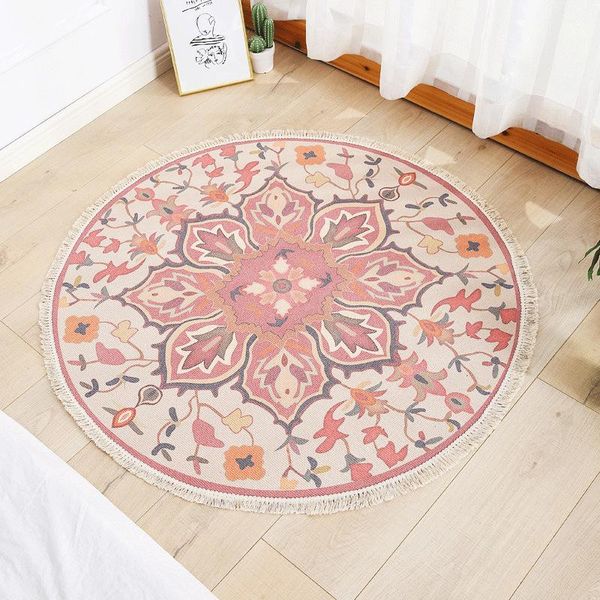 retro india mandala round carpet 90cm hand waven tassel cotton rug bedroom flower floral floor door chair baby play mat pad carpets
retro india mandala round carpet 90cm hand waven tassel cotton rug bedroom flower floral floor door chair baby play mat pad carpets